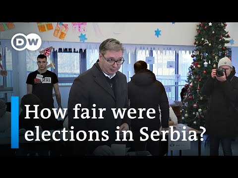 Serbia’s Vucic claims election victory amid alleged irregularities | DW News