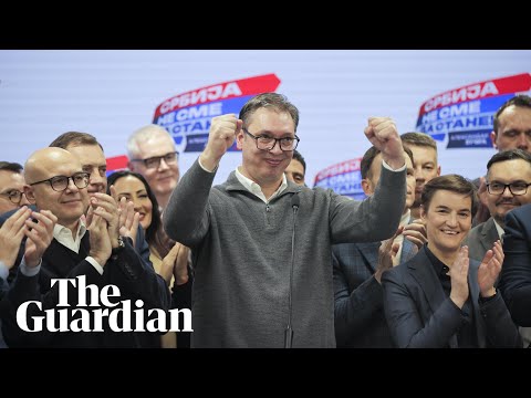 Serbia’s ruling party claims victory amid reports of vote-rigging