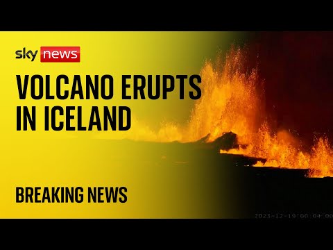 Iceland: Volcano erupts in Grindavik after thousands evacuated