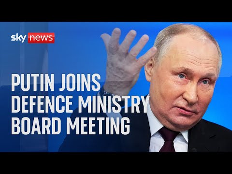 Vladimir Putin joins annual meeting of Russia’s Defence Ministry Board
