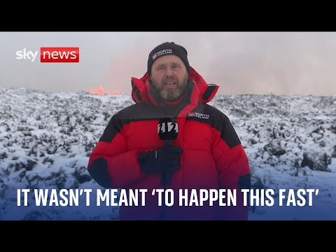 Iceland volcano: Cameraman says ‘nobody expected eruption to happen so fast’