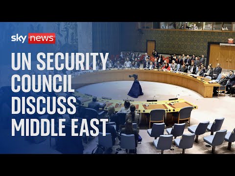 UN security council meet to discuss the Israel-Hamas war and the latest situation in Gaza