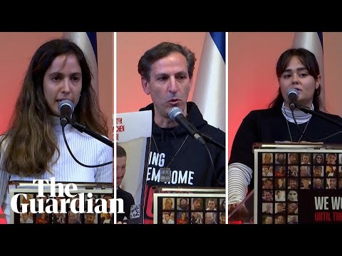 ‘Let this end’: Israeli hostage families make plea for release of relatives in Gaza
