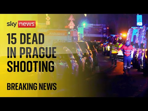 Watch live: At least 15 dead in Prague shooting, including gunman