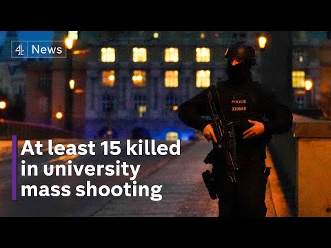 Czech university shooting: Student kills more than 15 people, dozens injured