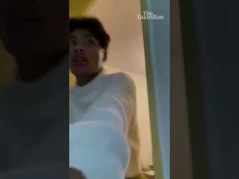 Footage shows the moment people evacuated a building during an earthquake in the Philippines
