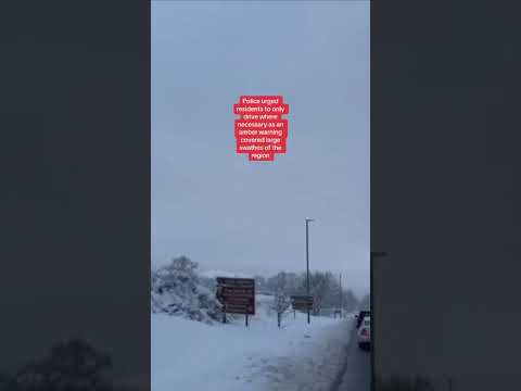 Cumbria Police has declared a ‘major incident’ because of heavy snowfall on the county’s roads