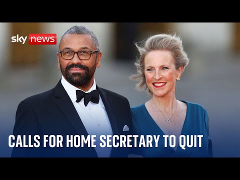 James Cleverly facing calls to quit after joking about spiking his wife’s drink