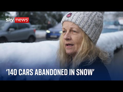 Wild weather: ‘I counted over 140 cars abandoned in the snow’