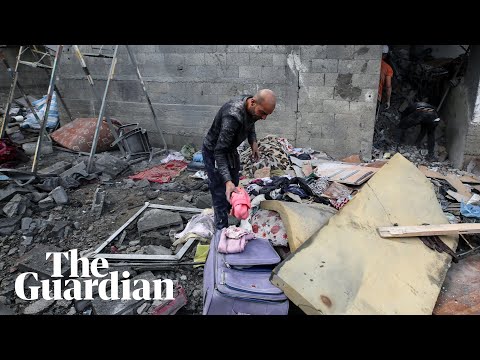 Gaza refugee camp reduced to rubble after one of the deadliest nights of Israel-Gaza war