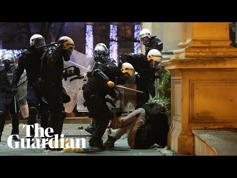 Protests erupt in Serbia over alleged election fraud