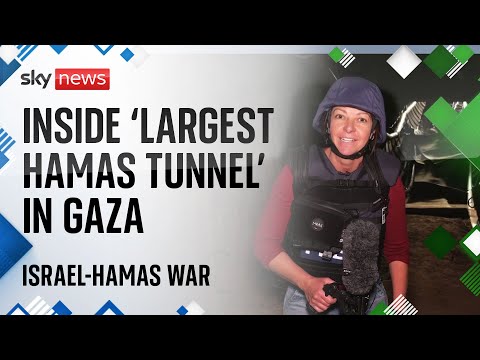 Inside one of Hamas’ ‘largest tunnels’ in Gaza
