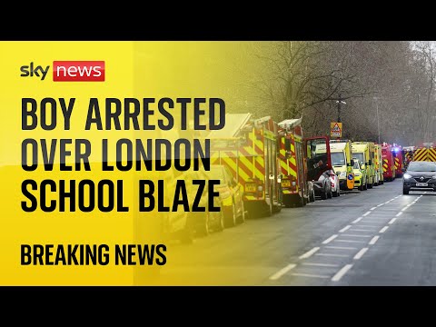 London school fire: 16-year-old arrested ‘on suspicion of arson’