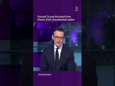 Maine removes Trump from 2024 ballot
