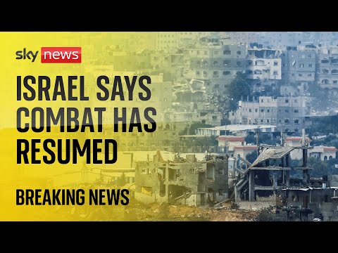 Watch Israel-Hamas war latest: Israeli fighter jets ‘striking Hamas’ in Gaza – as ceasefire expires
