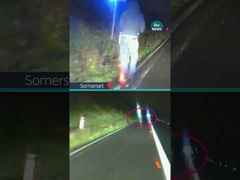 Man caught riding e-scooter on M5 motorway twice drink-drive limit  #itvnews #escooter #m5 #crime