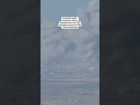 Gaza: Explosions could be seen as the week-long truce between Israel and Hamas comes to an end