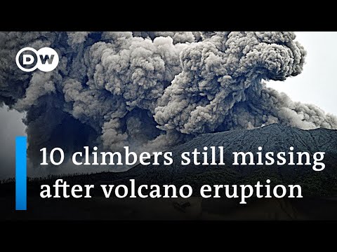 Indonesia’s Marapi volcano eruption death toll rises to 13, 10 climbers still missing | DW News