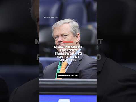 NCAA president proposes framework to pay student athletes
