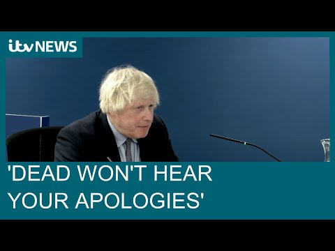 ‘The dead won’t hear your apologies’: Families reject Boris Johnson’s Covid ‘sorry’ | ITV News