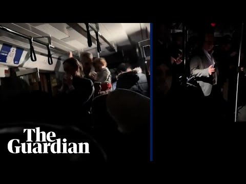 ‘It’s crazy’: passengers trapped in dark carriage of broken down london Elizabeth line