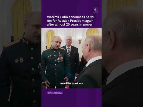Putin announces he’ll run for Russian President again