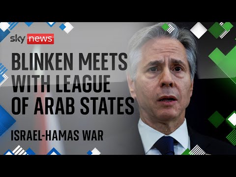 Watch live: US Secretary of State meets with top ministers from the Arab League
