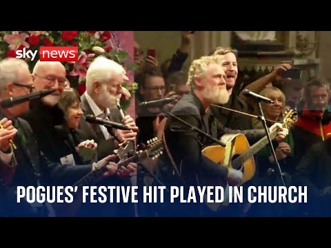 Shane MacGowan funeral: Glen Hansard and Lisa O’Neill perform Fairytale Of New York