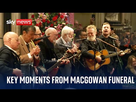 Shane MacGowan funeral: Thousands of mourners say goodbye as Fairytale of New York fills the church