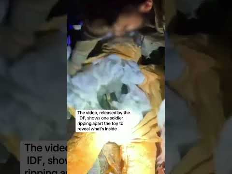 IDF claims Hamas hid rifles in teddy bear