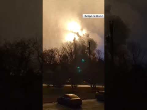 Explosion after deadly tornadoes and storms across Tennessee