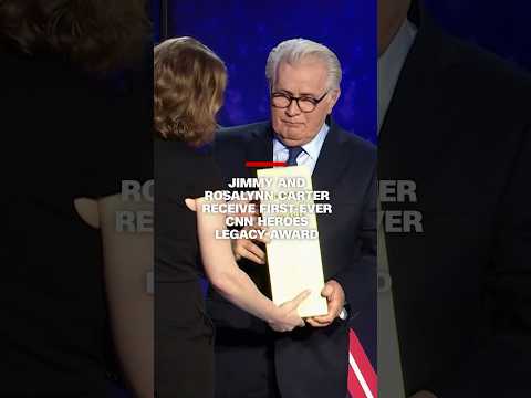 Jimmy and Rosalynn Carter honored with first-ever CNN Heroes Legacy Award