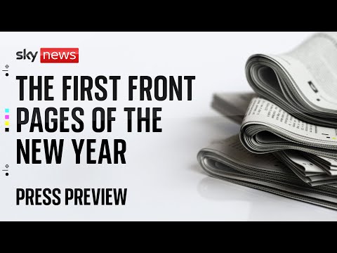 Press Preview: New Year’s Day front pages