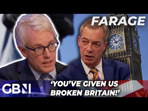 ‘You’ve given us BROKEN Britain’ – Farage SCOLDS Tory MP on years of ‘let downs’