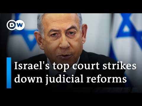 Israel’s Supreme Court rejects key part of Netanyahu’s reforms | DW News