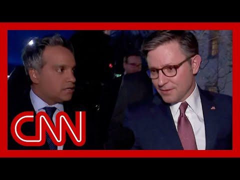 CNN asks Mike Johnson if he’s worried about Republicans removing him as speaker