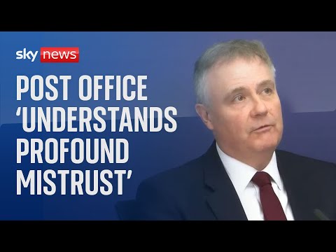 Post Office ‘understands profound mistrust’ after delays in disclosures