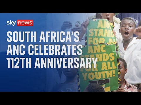 Watch live: South Africa’s ANC celebrates its 112th anniversary with President Cyril Ramaphosa