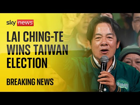 Taiwan election: Candidate who champions autonomy from China wins presidential contest