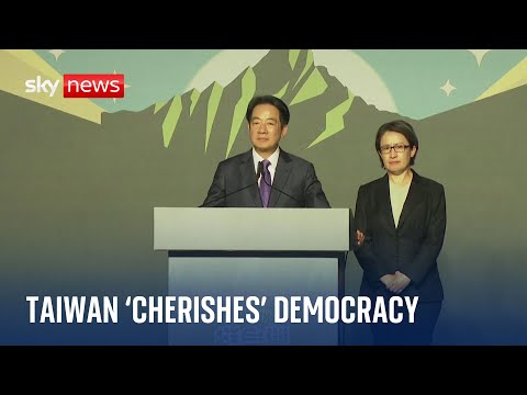Taiwan election: Voters show world ‘how much we cherish democracy,’ says new president