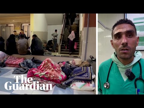 ‘Staff are exhausted’: doctor describes conditions in Gaza hospital