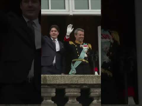 Denmark’s King takes the throne