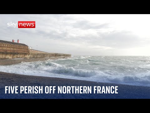 Five people die in the waters off France while trying to reach the UK
