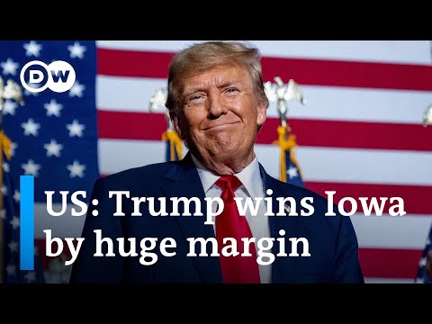 Trump wins Iowa caucuses by wide margin | DW News