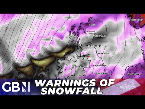HEAVY snow falls in Wigan: Weather warnings for heavy snowfall issued across Britain