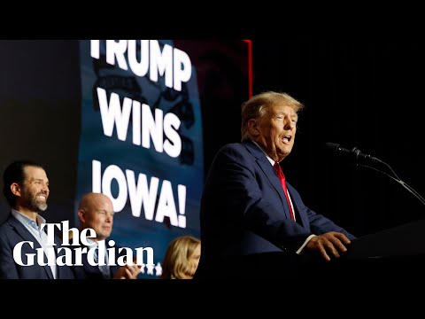Trump wins in Iowa as Republican contest kicks off 2024 presidential race
