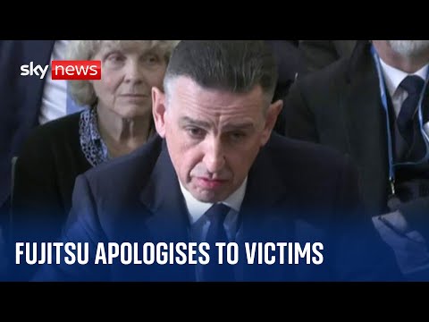 Post Office scandal: Fujitsu boss apologises to victims