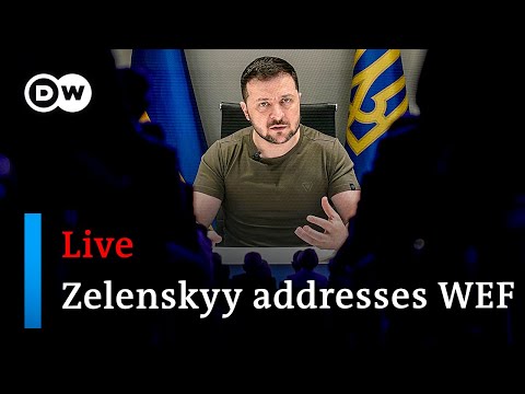 Live: WEF on global security, address by Ukrainian President Zelenskyy | DW News