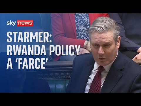 PMQs: Starmer brands Sunak’s Rwanda policy a ‘farce’