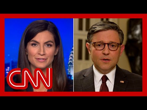 Kaitlan Collins presses Speaker Johnson on border policy